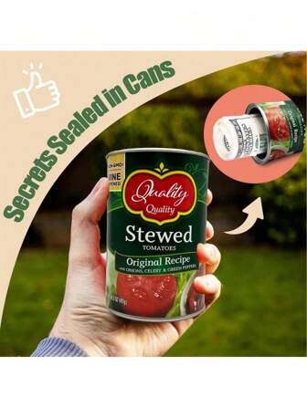 Cassaforte multifunzionale con segreto - Salvadanaio nascosto, scatola di immagazzinaggio per gioielli e contanti con scomparti, design antifurto, adatto per armadietti da cucina, medicinali da viaggio all'aperto e conservazione delle chiavi, contenitore di sicurezza domestica, scatola di immagazzinaggio per oggetti di valore per riunioni