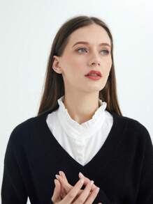 1pc Women's Casual Basic Minimalist Detachable Collar For Dress For Christmas Decor - Multicolor - View 8