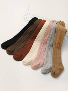 1pc Infant & Toddler Snug Fit Leggings, Newborn Baby Tights, Suitable For Spring/Autumn