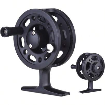 Fly Fishing Reel Winter Fishing Reel ABS 2.4inch 6cm Mini Fly Wheel For Trout Pike Lightweight Interchangeable Winter Fishing Wheel For Freshwater Saltwater