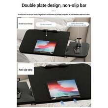 Roller Computer Table - الأسود - مشاهدة 7