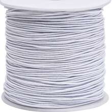 1 Box 25 Colors, 6m Length, 0.8mm Thick Colorful Crystal Elastic Cord, Multi-Color Non-Repetitive - For Bracelet Necklace Jewelry Making Beading String, Transparent Storage Box