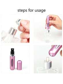 1pc Portable Perfume Refillable Bottle, Mini Perfume Atomizer, Empty Perfume Bottle, Organizer Pouches Travel Perfume Bottle, Small Spray Bottle, Refillable Perfume Spray, Fragrance Pump Box, 5ml Travel Essentials Travel Accessories Travel Essentials Graduation Packaging Bags Perfume Refillable Bottle - Multicolor - View 4