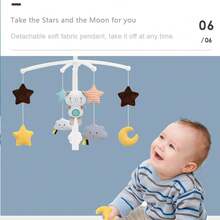 Newborn Baby Crib Mobile Rattle Toy, 6M+ Children Rotating Hanging Music Bed Bell, Cute Animal Shaped Baby Soothing Educational Toy - Bedside Bell - View 8