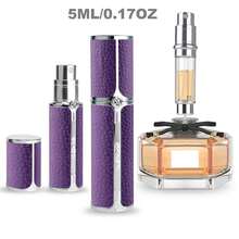 1 件奢华优雅便携式迷你可填充雾化器，底部填充设计，香水喷雾瓶，旅行香水瓶可填充，您的旅行和商务必需品