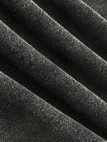 男士可爱返校季印花秋冬水洗“赏金猎人”半拉链长袖卫衣 - 黑色 - 查看 6