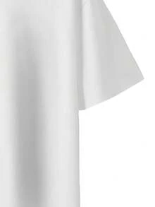 Sister Graphic Print T-Shirt For Women Casual Short Sleeve Breathable Round Neck Top - trắng - Xem 3