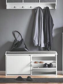 SoBuy Shoe Bench FSR98-XL-W