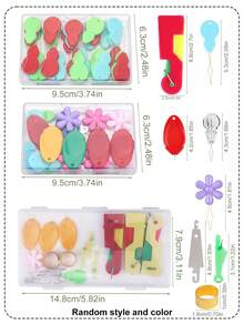 Leicht zu benutzender Nähnadel-Einfädler-Set, Kupferdraht & Kunststoff-Nadelführer, Garnführungswerkzeug, geeignet für Senioren, DIY Kreuzstich-Nadelführer