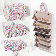 1pc (3/4/5/6 Grid) Casual PU Leather Glasses/Sunglasses Case Box Glasses Accessories For Women