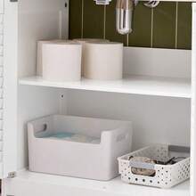 SoBuy Bathroom Base Cabinet FRG237-WN - 白色+卡其色 - 查看 7