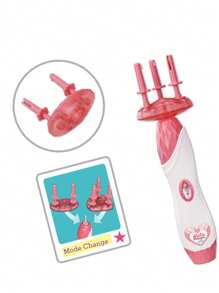 1 套女童自动编发机、DIY 电动编发工具、扭发机编发造型、女童居家玩具编发工具、适合 3-12 岁女童的礼物、生日礼物、完美礼物、圣诞礼物