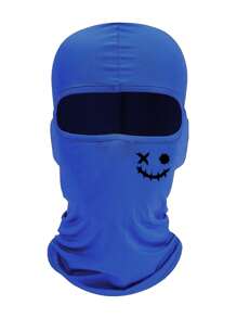 Musion 1pc Halloween Smile Face Print Ski Mask Balaclava Face Mask For Men Women UV Protection Windproof Scarf For Snowboard Motorcycle Skull Skeleton