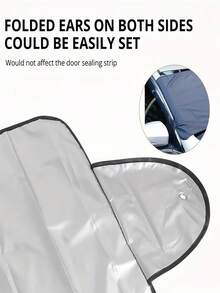 1/2/5 Stücke Auto Windschutzscheiben Sonnenschutz, faltbarer Sonnenblendenschutz, effektiver UV-Schutz, tragbarer Windschutzscheiben-Sonnenschutz für die meisten Fahrzeuge, Wärmeisolierung, schützt das Auto vor Schnee, Sonnenlicht und Regen - einfach zu installieren und zu entfernen, Outdoor-Sonnenschutz und Schneeabdeckung