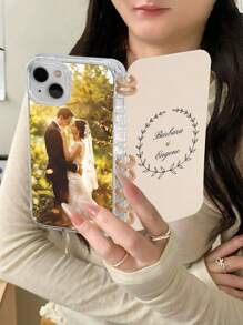 1pc Personalized Double-Sided Photo Notebook/Phone Case For Valentine's Day, Couples, Kids, Pets, Compatible With IPhone 16 Pro Max/16 Plus/16 Pro/16/11/11 Pro Max/12/12 Pro/12 Pro Max/13/13 Pro/13 Pro Max/14/14 Plus/14 Pro/14 Pro Max/15/15 Plus/15 Pro/15 Pro Max/7/8 Plus/XR/XS Max/X