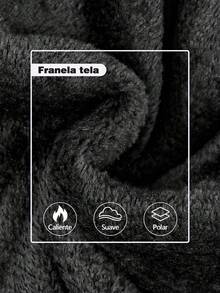 Pijamas Invierno para Hombre, Conjunto de 2 Piezas de Manga Larga y Pantalones Confort y Estilo - Blanco y Negro - Ver 9