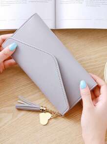 1pc/ Ladies' Personalized Name Tassel Clutch Wallet - An Elegant Handbag, Credit Card Slot And Soft Lining - The Perfect Gift For Birthdays, Anniversaries, Mother's Day, Valentine's Day, Christmas Or Daily Use, Carry A Wallet With A Clutch Every Day/Fashionable Clutch/Secure Snap Closure - Multicolor - View 14