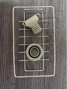 不锈钢水龙头收纳架 - 多功能厨房水槽收纳架、储物架、浴室淋浴篮，可收纳海绵、刷子、毛巾和厨房必需品，壁挂式设计，易于安装 - 彩色 - 查看 10