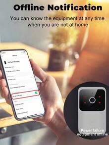 1 pieza Mini timbre de video WiFi con cámara, timbre inteligente visual con control remoto inalámbrico para smartphone, conversación bidireccional, grabación de fotos, función de cambio de voz, batería recargable USB integrada (sin suscripción requerida, por favor consulte nuestro video subido para pasos detallados de uso y descripción del producto!) - Multicolor - Ver 9