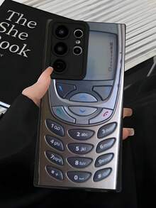 Simple Classic Retro Nokia Phone Nostalgic Must-Have Print Black Phone Case For Phone 16 PRO MAX/11/12/13/14/15/15 Pro/15 Plus/15 Pro Max/X/XS Max/XR/11 Pro/12 Pro/13 Pro/14 Pro/12 Mini/1 - màu đen - Xem 3