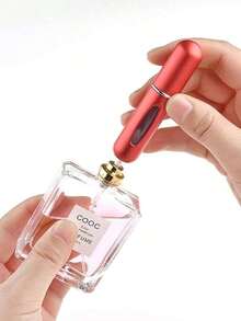 Perfume Bottle 5PCS Mini Refillable Perfume Atomizers - Portable Travel Fragrance Spray Bottles With Empty Pump Cases (5ML Scent Atomizers For Everyday Use), Perfume Bottle Perfume Refillable Bottle - Multicolor - View 9