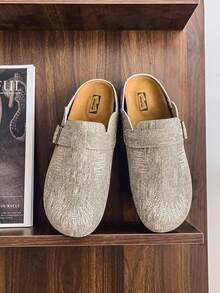 Sandalias casuales, cómodas y de moda para hombre, para playa, exteriores, verano - Albaricoque - Ver 11
