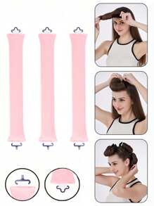 Set de 3 piezas de herramientas para peinado: rizado sin calor, rodillo de cabello conveniente, rizadores de pelo con ligas, rizador para dormir, rulos de espuma para el cabello de damas, esenciales para volver a la escuela, viajes y vacaciones, accesorios para el cabello, cepillo para cabello rizado, rulos, productos para cabello rizado, rizador, rulos para rizar el cabello, herramientas para cabello rizado, rulos para el cabello, rizador de cabello, barbero, herramientas para el cabello, rizador de cabello, productos para cabello rizado, rizador, rulos para rizar el cabello, herramientas para cabello rizado, rulo para el cabello, Navidad, barbería, tenacilla para rizar el cabello, tenacilla, peluquería, ondas sin calor, peinado, peluquería, cabello rizado, rulos para el cabello, rizador de cabello, rizado sin calor, rizos sin calor, rizadores de cabello, rulos, rizado de cabello, rulos para el cabello, herramientas para cabello rizado, rulos para el cabello, rulo para el cabello, dif