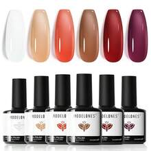 Cat Eye Gel Nail Polish Set, 6 Colors 9D Glassy Cat Eye Glitter Gel Polish Black Red Purple Blue Silver Brown Nail Polish All Seasons With Magnet Soak Off Led DIY Salon Gift-842643 - AA2VintageJelly - 查看 2