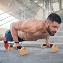 2 Pieces, Push-Up Stand, Balance Trainer,Inversion Rack,Thick Soft Plastic Handle Grip, Suitable For Home Gym, Weightlifting, Core Exercises - Anti-Slip Floor Sports Equipment, Suitable For All Fitness Levels - Suitable For Beginners And Professionals, Exercise Accessory, Ergonomic Design, Durable Structure, Strength Training, Compact Design, Reinforced Handle, - Multicolor - View 5