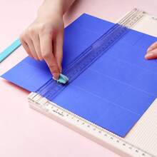 12x12 英寸多用途装饰和记分板；裁纸器，用于 DIY 卡片制作和工艺品制作，多用途装饰和记分板，裁纸器，替换刀片，裁纸器切割/记分刀片 - 彩色 - 查看 2