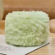 Big Ball 100 Grams Faux Fur Soft Yarn 100% Polyester Yarn For DIY Crochet Knitting Projects Like Throw Blanket Scarf Hat & Other Hometextile Products