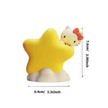 Sanrio Starry Night Light - Officially Licensed Gentle Night Light Featuring Hello Kitty & Friends. Perfect For Kids' Rooms Or Creating Cozy Bedroom Ambiance. - Red - View 3