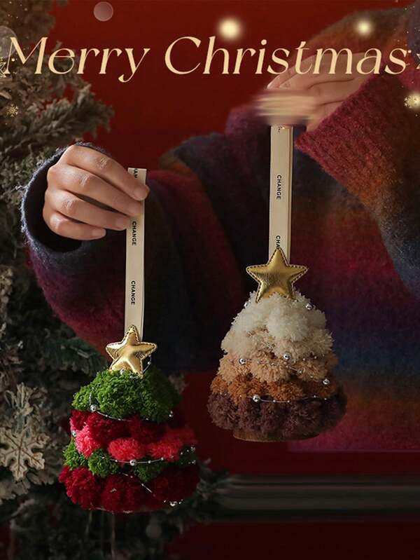 1 Peça Enfeite Pendente de Árvore de Natal para Carro, Decoração de Natal, Ambientação de Cena, Enfeite Pendente para Porta