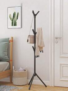 1 pieza Perchero de pie con estilo de rama de árbol sencillo para el hogar, perchero de pie multifuncional para decoración de sala de estar, dormitorio, decoración de festividades, decoración del hogar, decoración de dormitorio, percha para vestidos, pantalones, zapatos, jeans, botas, faldas, decoración de primavera, minimalista, tops de verano