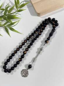 45 piezas/cuerda Rosario pulsera con cuentas de 10mm, cuentas de oración diaria de Oriente Medio en árabe - Multicolor - Ver 18