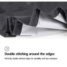 Copertura per panca da esterno adatta per panca da giardino/divano/divano doppio da 50-52 pollici, set di 2 mobili da esterno impermeabili per panche da parco, 52 pollici di larghezza x 25 pollici di profondità x 35 pollici di altezza, nero