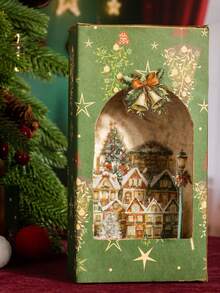 18 adesivos recortados com tema de Natal, material duplo, adequados para scrapbooking, presentes, escritório, casa, etiquetagem, etiquetas, sala de aula, brinquedos, agenda de estudantes, decoração vintage criativa faça você mesmo