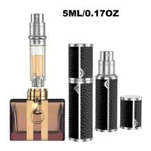1 件奢华优雅便携式迷你可填充雾化器，底部填充设计，香水喷雾瓶，旅行香水瓶可填充，您的旅行和商务必需品