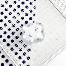 1pc Transparent Floral Design Soft Protective Case Compatible With Airpods 1/2/Pro/3/4, Compatible With Apple Earphones