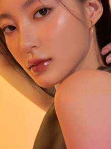 Rom&nd Romand GLASTING WATER TINT 14 MAUVE MOON，水润光泽持久唇色，高保湿，淡化唇纹，水润唇釉，打造水润唇妆，不粘腻，滋润显色，韩妆，4克/0.14盎司