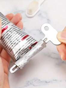 2PCS Random Color Cast Iron Toothpaste Tube Squeezer, Manual Toothpaste Dispenser, Bathroom Accessories Metal Tube Wringer, No Power Required Home Bathroom Decor Summer Back To School - Màu sắc ngẫu nhiên - 2 chiếc - Xem 2