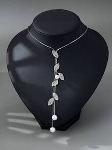 1pc European & American Niche Versatile Autumn/Winter Sweater Chain Necklace For Women, Suitable For Formal Events, Holidays, And Daily Wear - Necklace - View 3