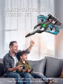 Dual Remote Control Fighter Drone Toy, Zero Base Simple Operation, Gravity Sensing Flight, Not Afraid Of Falling, Aerobatics, Multi-Player Play, Intelligent Quadcopter, Suitable For Beginners, Perfect Birthday Holiday Party Gifts, Long Flight Time And Long Distance Flight, With Stable Hover, Tumbling And Other Skills