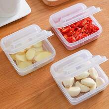 2 Pack Sliced Cheese Container For Fridge, Clear Plastic Butter Block Cheese Slice Storage Box With Flip Lid For Refrigerator Food Vegetable - 2PCS - View 7