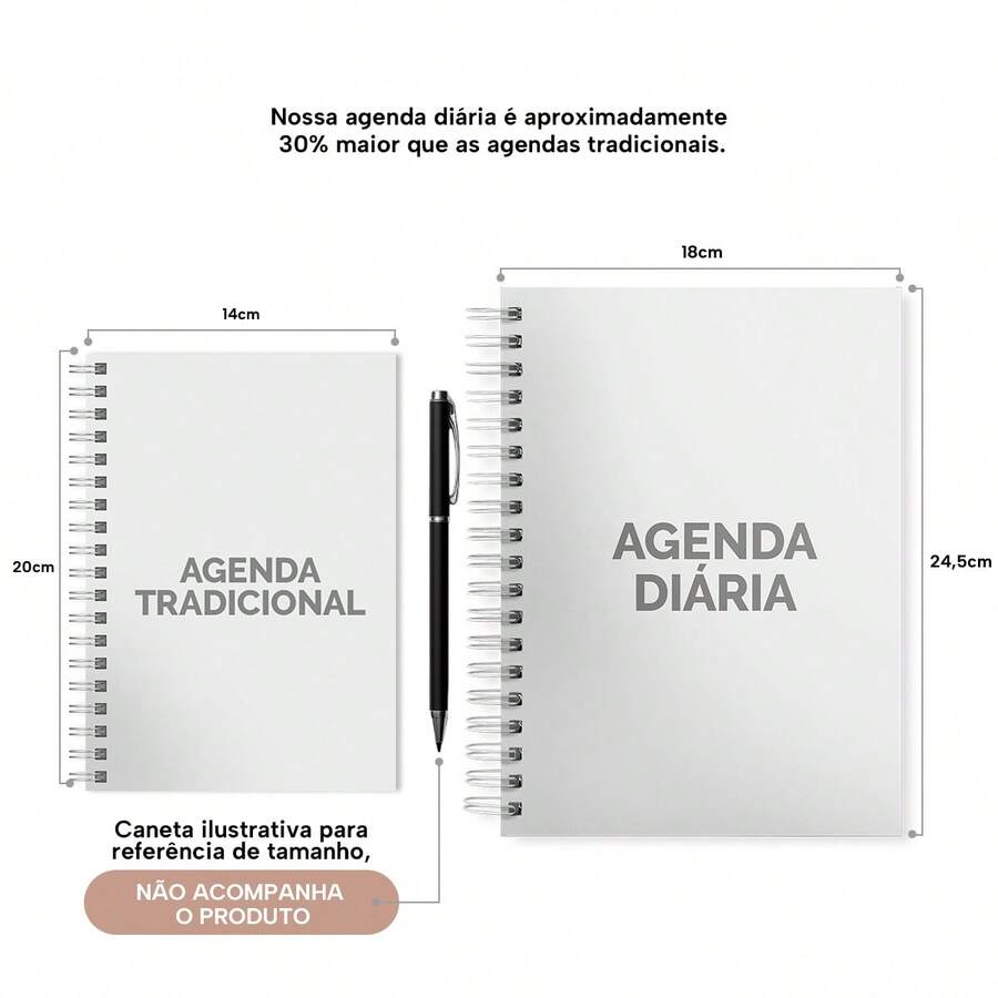 iscool Daily Planner Plus 2025 Floral Monogram Initial Letter B - 裸色和金色 - 查看 1