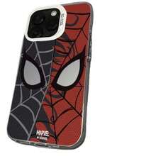 1 pezzo Custodia per telefono a tema Marvel Spider-Man, alla moda e di design, compatibile con Apple, cover protettiva antishock stampata ad alta definizione, con classico motivo ragnatela, che esalta lo stile da supereroe, perfetta vestibilità per il telefono, che migliora tecnologia e moda