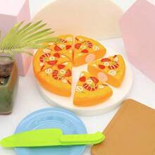 48件+披萨和21件各种切水果蔬菜玩具套装，配有食物造型模型，适合儿童早期基本技能发展，男女通用儿童厨房。厨房套装玩具，儿童厨房套装，儿童玩具>儿童厨房玩具套装，过家家玩具，儿童食物玩具，食物玩具，儿童玩具，儿童烘焙套装，玩具，儿童玩具，厨房玩具，颜色款式随机