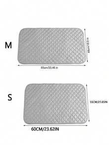 Portable Countertop Ironing Mat Portable Foldable Ironing Pad Mat Blanket For Table And Travelling Useful Accessory,Tabletop Ironing Mat, Magnetic Ironing Blanket, Portable Ironing Board Cover, Foldable Heat Resistant Ironing Pad - Multicolor - View 7