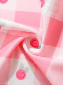 3 件女士无缝波浪边花卉印花内裤，舒适柔滑面料内衣 - 彩色 - 查看 8