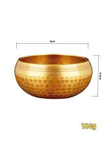 尼泊尔颂钵套装，包含颂钵、敲击棒、垫子和收纳袋。独特的尼泊尔锤纹雕刻设计。敲击并旋转可发出舒缓的声音，有助于放松身心、冥想、平静思绪、缓解失眠和焦虑。适合派对、聚会，也可作为乐器使用，是送给青少年的理想礼物。 - 彩色 - 查看 10